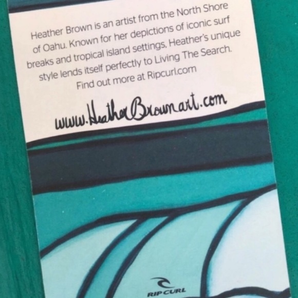 Rip Curl Strapless Bikini Top Artwork by Heather Brown - Picture 7 of 7